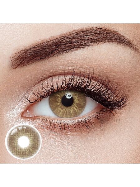 Love Story Brown Prescription Yearly Contact Lenses
