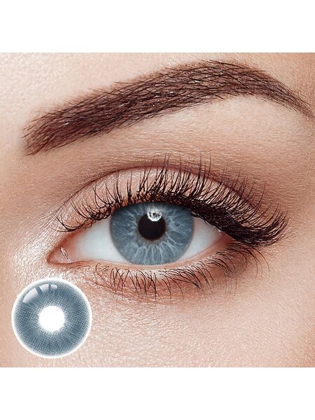 Love Story Light Blue Prescription Yearly Contact Lenses