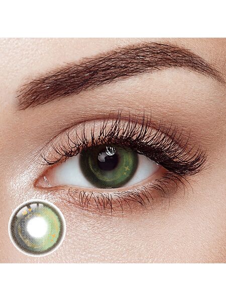 Frog Prince Green Prescription Yearly Contact Lenses