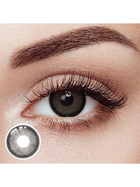 Marinated Egg Black Prescription Yearly Contact Lenses