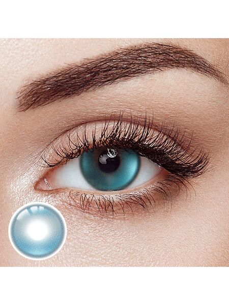 Southern French Holidays Blue Prescription Yearly Contact Lenses