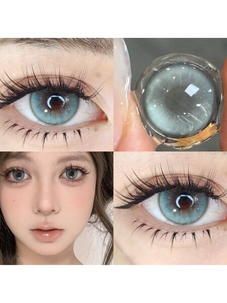 Lemon Pie Green Prescription Yearly Contact Lenses