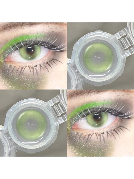 Ghost Green Prescription Yearly Contact Lenses