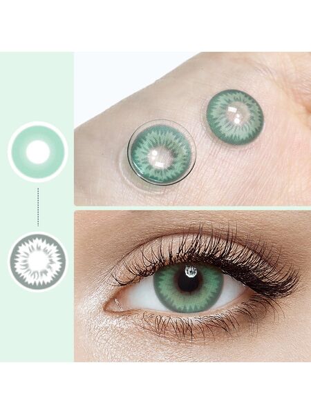 [Pre-Sale] Blazing Green 6 Months Contact Lenses