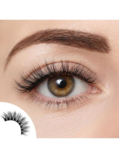 Velvet Fringe 5 Pairs Natural Glue-on Lashes