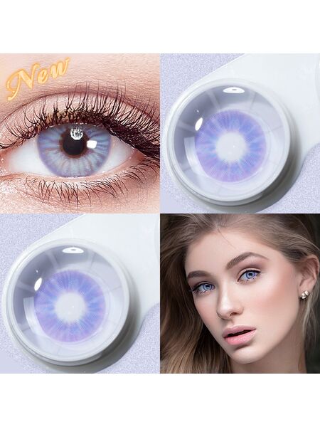 Jardin Purple 6 Months Contact Lenses