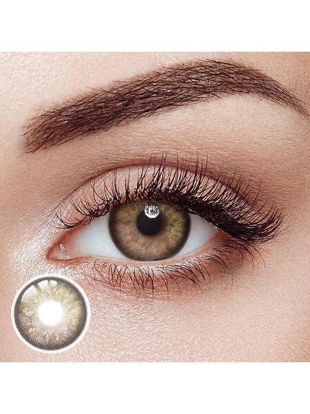 Gulla Brown Prescription Yearly Contact Lenses