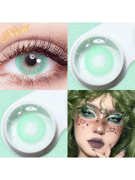 Lucid Green 6 Months Contact Lenses