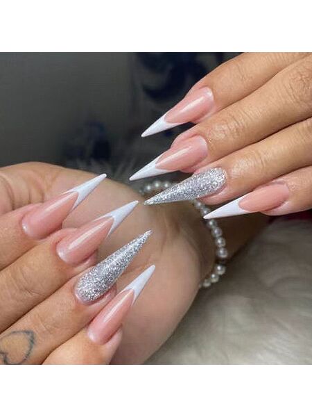Fairy Dust Pink Nails