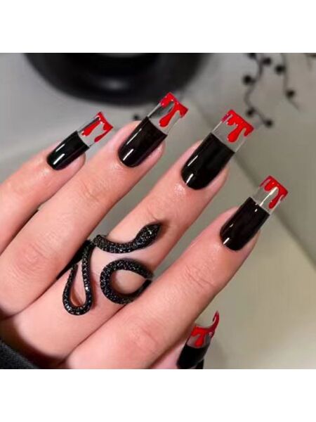 Vampire's Kiss Black Nails