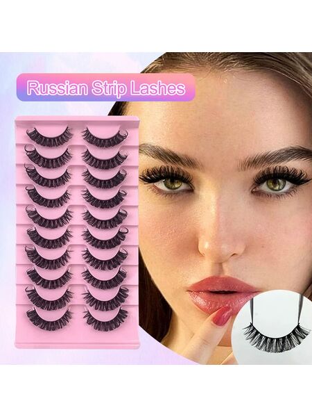 Ink Beauty 10 Pairs Natural Lashes