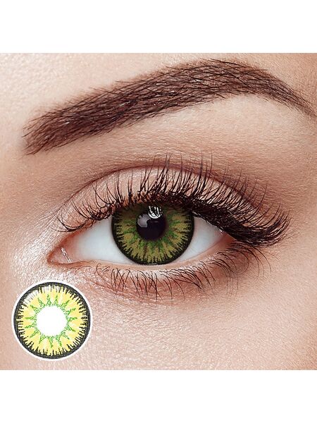 Vika Light Brown Yearly Contact Lenses