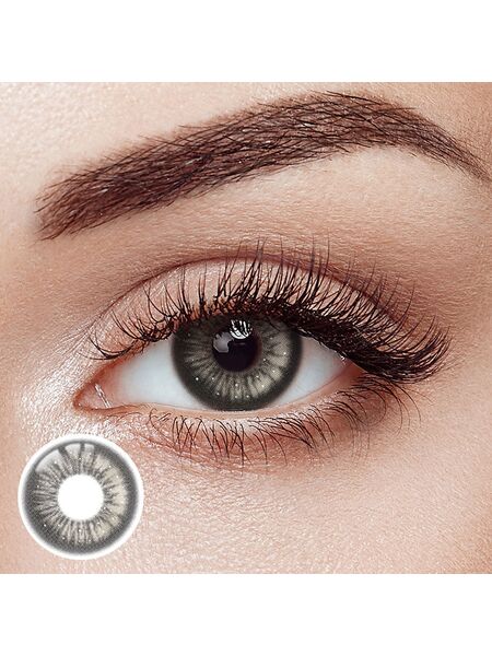 Snowfall Gray Prescription Yearly Contact Lenses