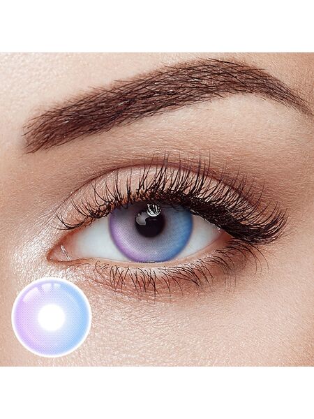 Periwinkle Purple Prescription Yearly Contact Lenses