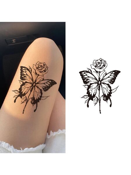 Fluttering Petals Tattoos