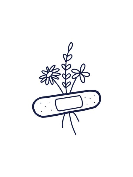 Floral Heal Tattoos