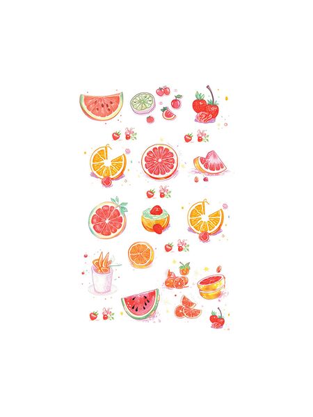 Tropical Splash Tattoos