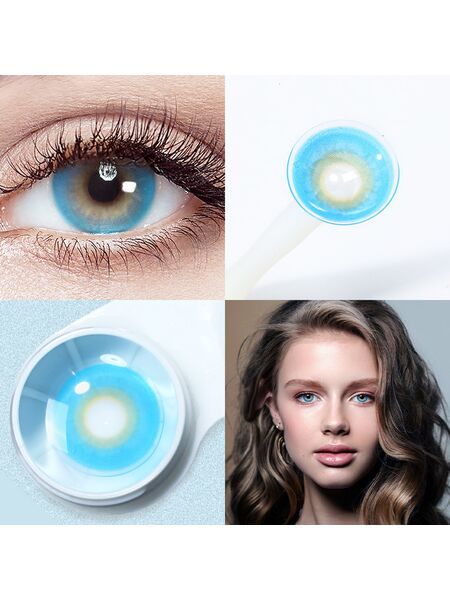 Iceberg Blue 6 Months Contact Lenses