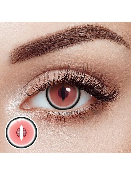 Aini Pink Costume Yearly Contact Lenses