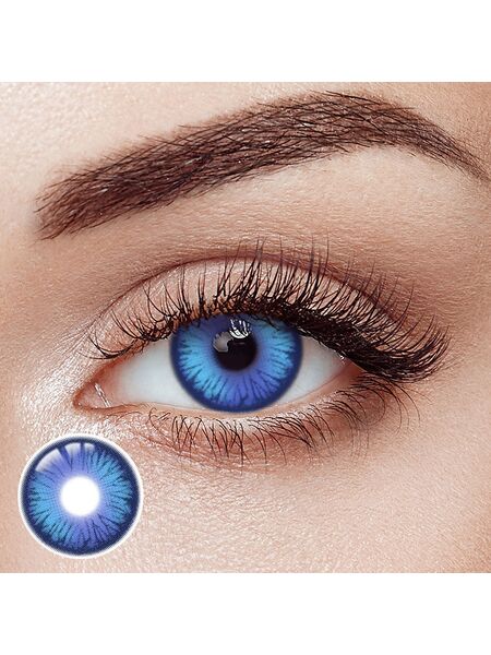 Enchantress Purple Costume Prescription Yearly Contact Lenses