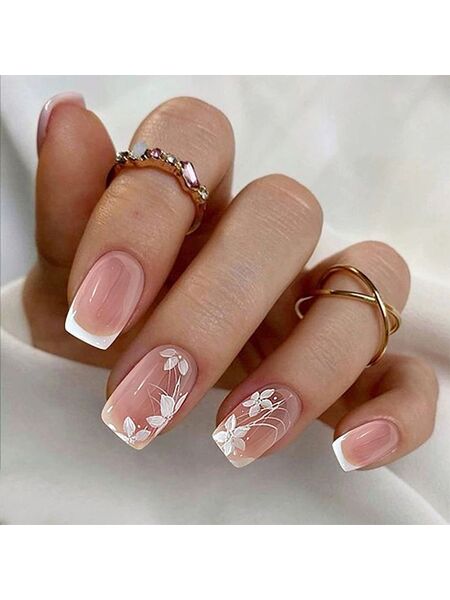 Blossom Pearl Pink Nails