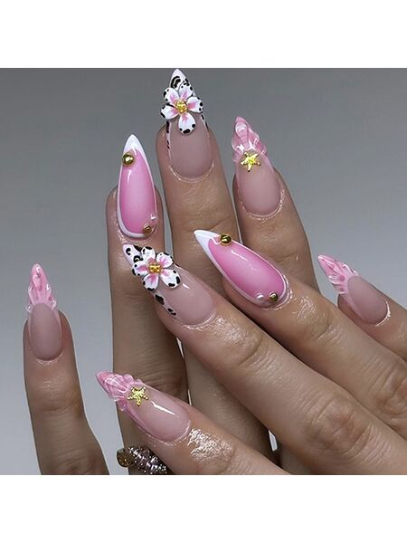 Blossom Isle Pink Nails