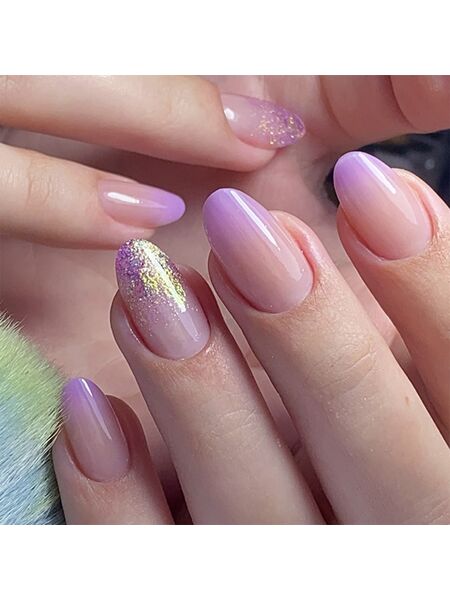 Berry Haze Lavender Nails