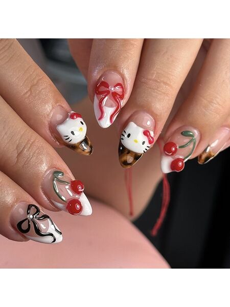 Kitty Paradise Multicolor Nails