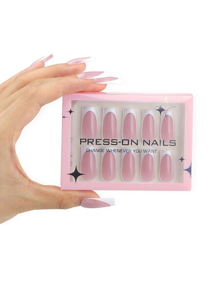 Milky Rose Pink Nails