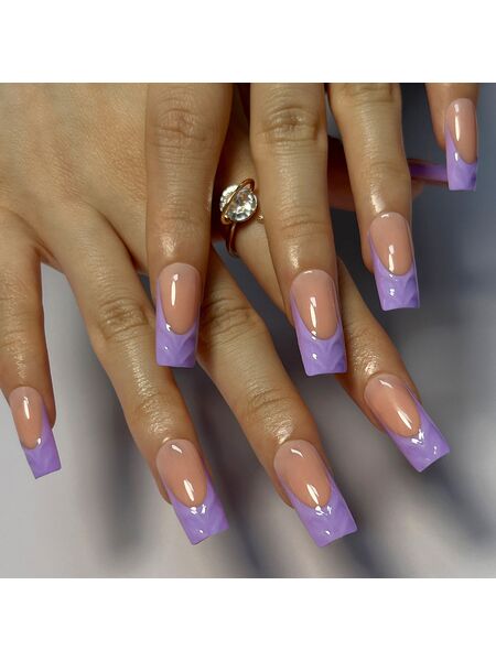 Violet Kiss Purple Nails