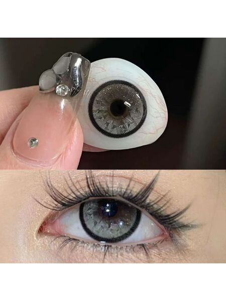 Monica Gray Yearly Contact Lenses