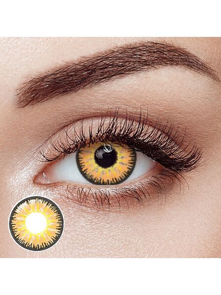 Vika Brown Yearly Contact Lenses