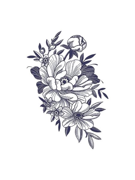Royal Peony Tattoos