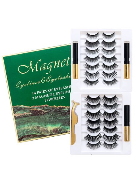 Shadow Play 14 Pairs Magnetic Eyelashes Set