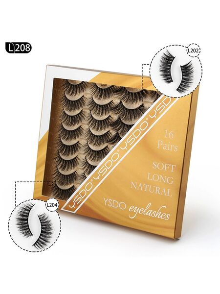 Prism Dance 16 Pairs Natural Lashes