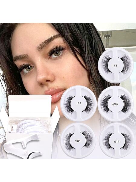 Midnight Pearl 5 Pairs Magnetic Lashes