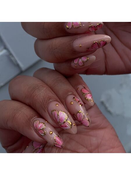 Petal Dream Pink Nails