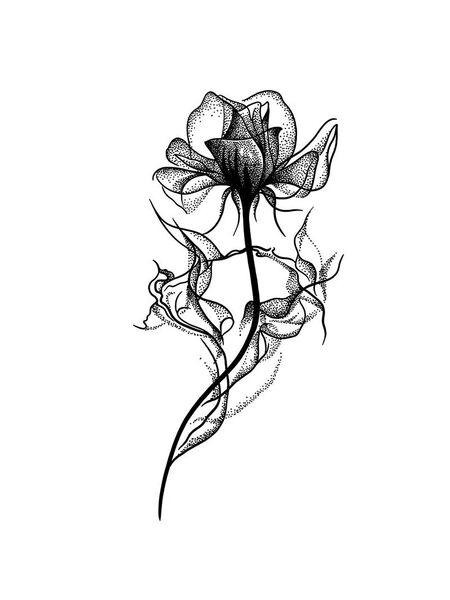 Gothic Petals Tattoos
