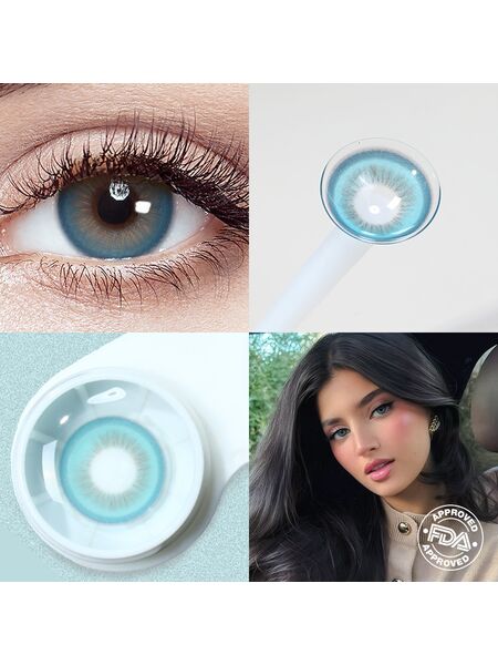 Tangerine Blue 6 Months Contact Lenses