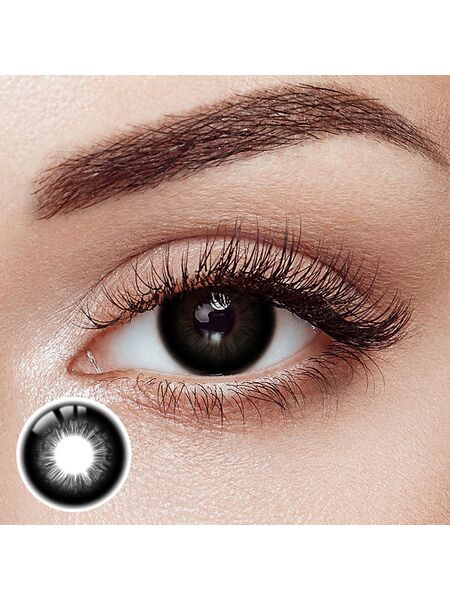 Ebon Black Yearly Contact Lenses