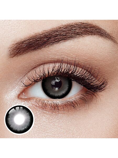 Glutinous Black Prescription 6 Months Contact Lenses