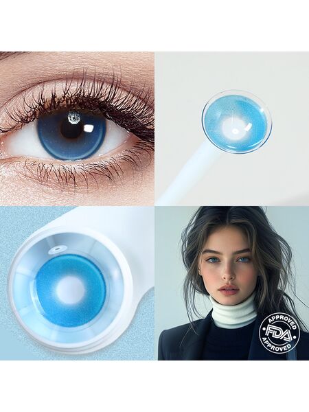 Beacon Blue 6 Months Contact Lenses
