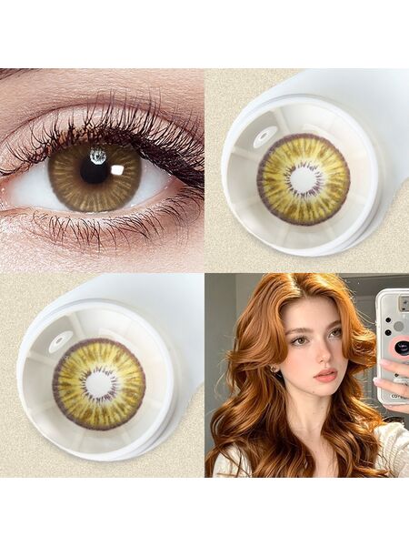 Icicle Brown 6 Months Contact Lenses