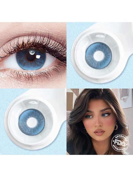 Tints Blue 6 Months Contact Lenses