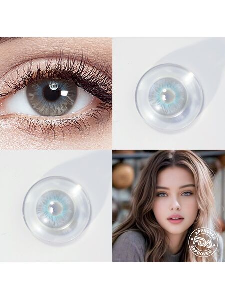 Crest Gray 6 Months Contact Lenses