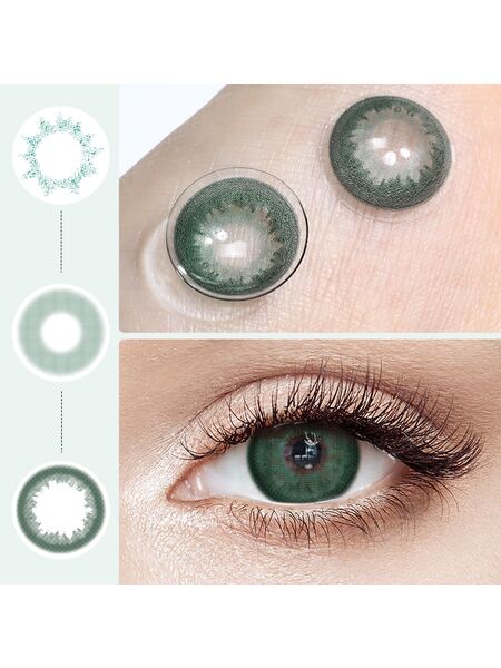 Immersing Green 6 Months Contact Lenses