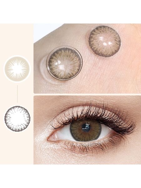 Polar Prism Brown 6 Months Contact Lenses
