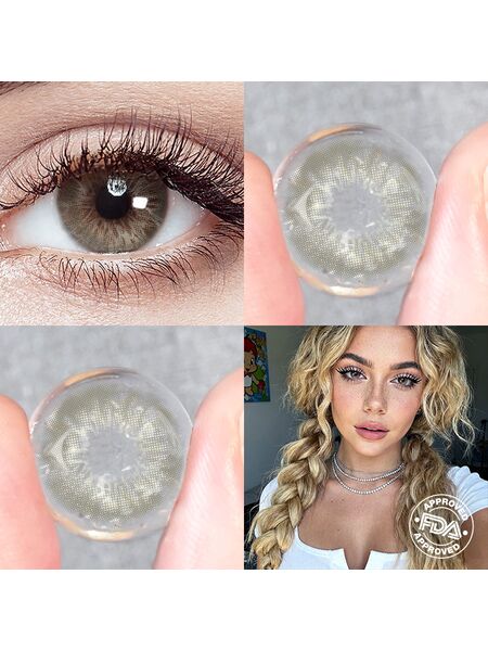 Cloudlet Brown 6 Months Contact Lenses