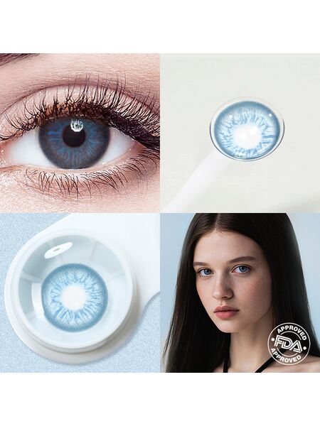 Syrup Blue 6 Months Contact Lenses