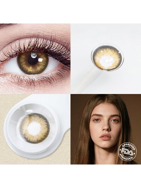 Pancake Brown 6 Months Contact Lenses